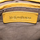 SAINT LAURENT Hand Bag Leather 2way Yellow Auth am1348s-18