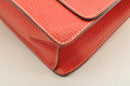 LOEWE Hand Bag Leather 2way Red Auth am2234s-21