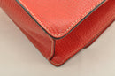 LOEWE Hand Bag Leather 2way Red Auth am2234s-9