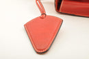 LOEWE Hand Bag Leather 2way Red Auth am2234s-22