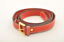 LOEWE Hand Bag Leather 2way Red Auth am2234s-12