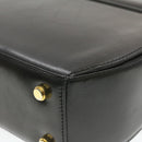 Salvatore Ferragamo Gancini Hand Bag Leather 2way Black Auth am319s-14