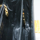 Salvatore Ferragamo Gancini Hand Bag Leather 2way Black Auth am319s-17