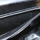 Salvatore Ferragamo Gancini Hand Bag Leather 2way Black Auth am319s-19