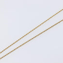Christian Dior Necklace Metal Gold Tone Auth SK144-11