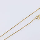 Christian Dior Necklace Metal Gold Tone Auth SK144-12