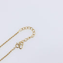 Christian Dior Necklace Metal Gold Tone Auth SK144-13