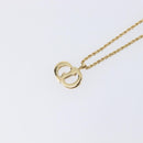 Christian Dior Necklace Metal Gold Tone Auth SK144-9