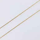 Christian Dior Rhinestone Necklace Metal Gold Tone Green Auth SK146V-12