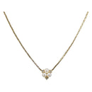 Christian Dior Necklace Metal Gold Tone Auth SK147V-1
