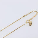 Christian Dior Necklace Metal Gold Tone Auth SK147V-12