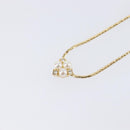Christian Dior Necklace Metal Gold Tone Auth SK147V-3