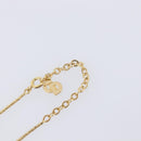 Christian Dior Necklace Metal Gold Tone Auth SK147V-7
