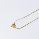 Christian Dior Necklace Metal Gold Tone Auth SK147V-9
