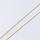 Christian Dior Teardrop Necklace Metal Gold Tone Auth SK149V-13