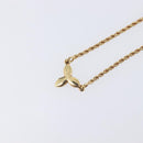 Christian Dior Necklace Metal Gold Tone Auth SK153-10