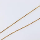 Christian Dior Necklace Metal Gold Tone Auth SK153-12