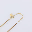 Christian Dior Necklace Metal Gold Tone Auth SK153-7