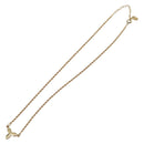 Christian Dior Necklace Metal Gold Tone Auth SK153-9