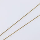 Christian Dior CD Logo Necklace Metal Gold Tone Auth SK165-6