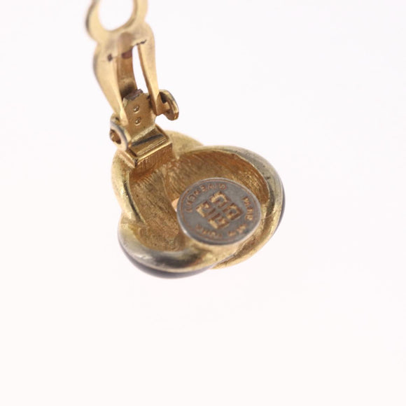 Salvatore Ferragamo Givenchy Earring Metal 2 Set Gold Tone Silver Auth SK168