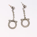 Salvatore Ferragamo Givenchy Earring Metal 2 Set Gold Tone Silver Auth SK168-2