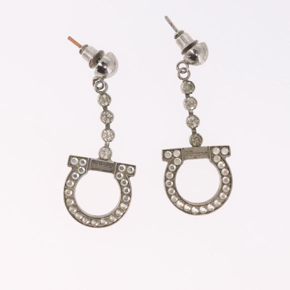 Salvatore Ferragamo Givenchy Earring Metal 2 Set Gold Tone Silver Auth SK168