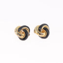 Salvatore Ferragamo Givenchy Earring Metal 2 Set Gold Tone Silver Auth SK168-7
