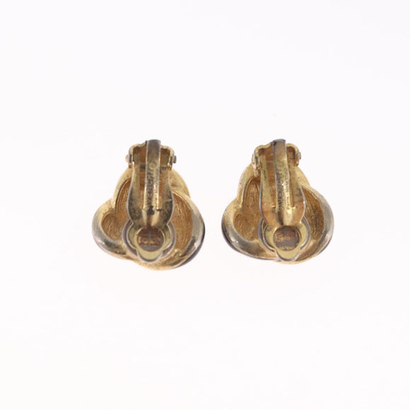Salvatore Ferragamo Givenchy Earring Metal 2 Set Gold Tone Silver Auth SK168