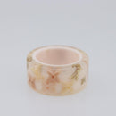 LOUIS VUITTON Berg Farandole Ring Plastic Clear Pink M65816 LV Auth SK179-4