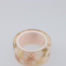 LOUIS VUITTON Berg Farandole Ring Plastic Clear Pink M65816 LV Auth SK179-7