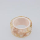 LOUIS VUITTON Berg Farandole Ring Plastic Clear Pink M65816 LV Auth SK179-8
