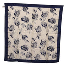 Christian Dior Scarf Silk Navy White Auth SK186-12