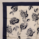 Christian Dior Scarf Silk Navy White Auth SK186-2
