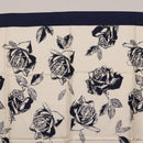 Christian Dior Scarf Silk Navy White Auth SK186-3