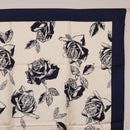 Christian Dior Scarf Silk Navy White Auth SK186-4