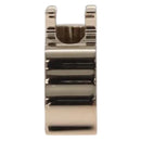 HERMES Quadrije Twilly Ring Metal Gold Tone Black Auth SK204M-4