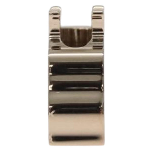 HERMES Quadrije Twilly Ring Metal Gold Tone Black Auth SK204M