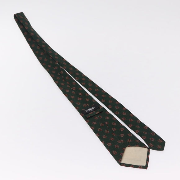 CHANEL Hermes Scarf Necktie 3 Set Purple Khaki CC Auth SK211