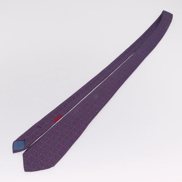 CHANEL Hermes Scarf Necktie 3 Set Purple Khaki CC Auth SK211