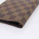 LOUIS VUITTON Damier Ebene Agenda PM Day Planner Cover R20029 LV Auth SK215A-10
