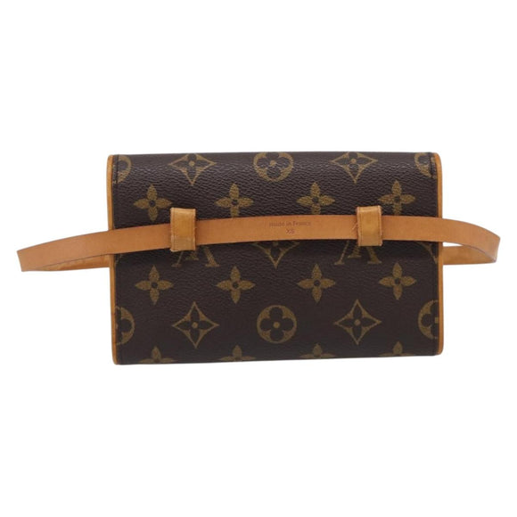 LOUIS VUITTON Monogram Pochette Florentine Waist bag M51855 LV Auth SK216