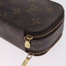 LOUIS VUITTON Monogram Trousse Brush PM Cosmetic Pouch M47510 LV Auth SK217-11