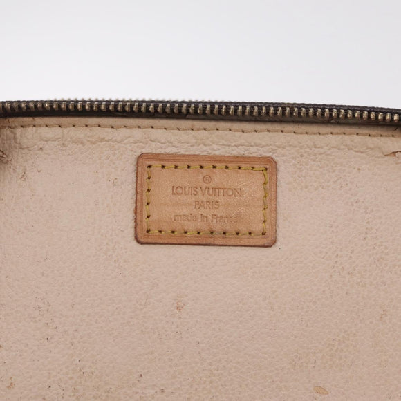 LOUIS VUITTON Monogram Trousse Brush PM Cosmetic Pouch M47510 LV Auth SK217
