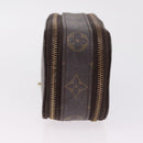 LOUIS VUITTON Monogram Trousse Brush PM Cosmetic Pouch M47510 LV Auth SK217-4
