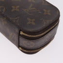 LOUIS VUITTON Monogram Trousse Brush PM Cosmetic Pouch M47510 LV Auth SK217-9
