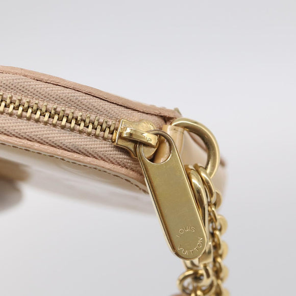LOUIS VUITTON Vernis Porte Monnaie Chapo Rose Florentin M91416 LV Auth SK218A