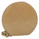 LOUIS VUITTON Vernis Porte Monnaie Chapo Rose Florentin M91416 LV Auth SK218A-2