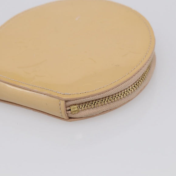 LOUIS VUITTON Vernis Porte Monnaie Chapo Rose Florentin M91416 LV Auth SK218A