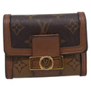 LOUIS VUITTON Reverse Portefeuille Daufine Compact Wallet M68725 LV Auth SK258-2